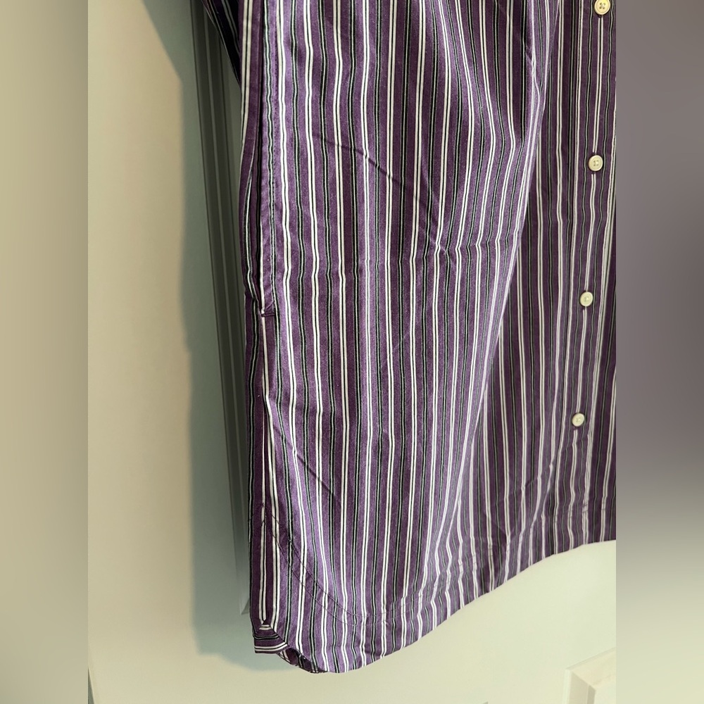 NWT LOFT Striped Mini Pocket Dress - Picture 6 of 7